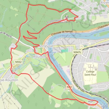 Itinéraire Rivière-2026-10-19_11 km, distance, dénivelé, altitude, carte, profil, trace GPS