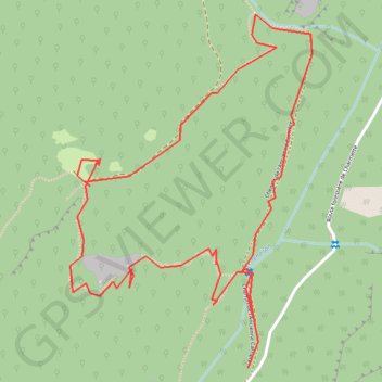 Itinéraire Cabane de Grand Champs en boucle (Chartreuse), distance, dénivelé, altitude, carte, profil, trace GPS