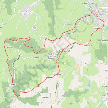 Itinéraire La voie du Monorail, distance, dénivelé, altitude, carte, profil, trace GPS