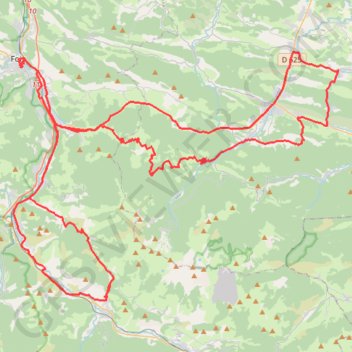 Itinéraire Repérage La Mountagnole, distance, dénivelé, altitude, carte, profil, trace GPS