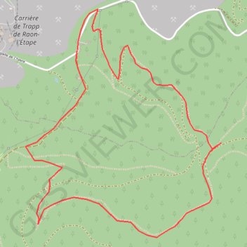 Itinéraire Chavré roche Saint Blaise, distance, dénivelé, altitude, carte, profil, trace GPS