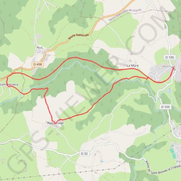 Itinéraire Fressonet-sommierecq, distance, dénivelé, altitude, carte, profil, trace GPS