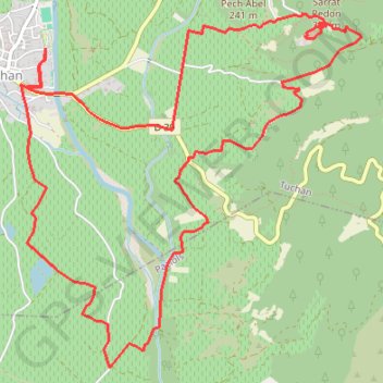 Itinéraire Tuchan Château d'Aguilar, distance, dénivelé, altitude, carte, profil, trace GPS