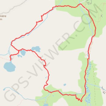 Itinéraire Étangs de la Gardelle depuis les Orris du Carla, distance, dénivelé, altitude, carte, profil, trace GPS