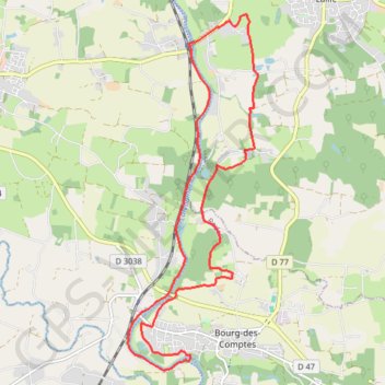 Itinéraire Au pays de la Vilaine entre Laillé et Bourg-des-Comptes, distance, dénivelé, altitude, carte, profil, trace GPS