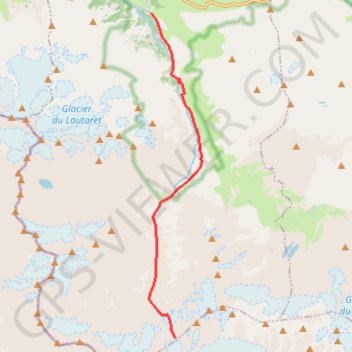 Itinéraire Col de la Roche Faurio, distance, dénivelé, altitude, carte, profil, trace GPS