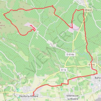 Itinéraire vivi, distance, dénivelé, altitude, carte, profil, trace GPS