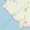 Itinéraire Pouldohan Trévignon, distance, dénivelé, altitude, carte, profil, trace GPS