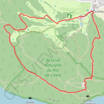Itinéraire Tour du Roc de Chère, distance, dénivelé, altitude, carte, profil, trace GPS