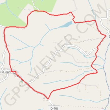 Itinéraire Circuit Latrape, distance, dénivelé, altitude, carte, profil, trace GPS