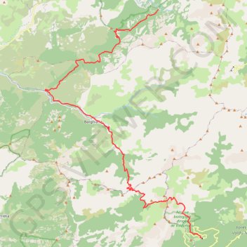 Itinéraire Sentier de la transhumance, distance, dénivelé, altitude, carte, profil, trace GPS