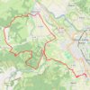 Itinéraire Oloron-Sainte-Marie - Entre Gaves et Joos en VTT, distance, dénivelé, altitude, carte, profil, trace GPS