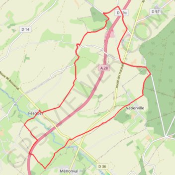 Itinéraire À partir de Fesques, distance, dénivelé, altitude, carte, profil, trace GPS