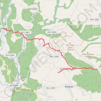 Itinéraire Itinerario1 track completo, distance, dénivelé, altitude, carte, profil, trace GPS