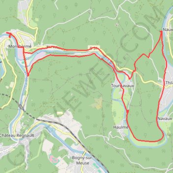 Itinéraire Les rapides de Phade 2, distance, dénivelé, altitude, carte, profil, trace GPS