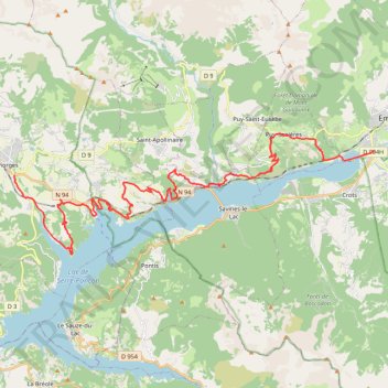 Itinéraire TLSP J5 Chorges-Embrun-20616628, distance, dénivelé, altitude, carte, profil, trace GPS