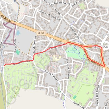 Itinéraire Activity, distance, dénivelé, altitude, carte, profil, trace GPS