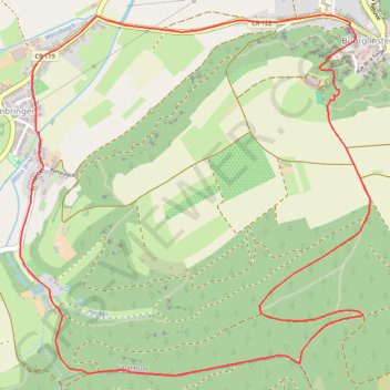 Itinéraire Imbringen, distance, dénivelé, altitude, carte, profil, trace GPS