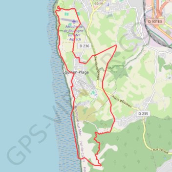 Itinéraire track, distance, dénivelé, altitude, carte, profil, trace GPS