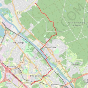 Itinéraire Pèlerinage de secteur, distance, dénivelé, altitude, carte, profil, trace GPS