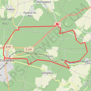 Itinéraire Le mur du parc, distance, dénivelé, altitude, carte, profil, trace GPS