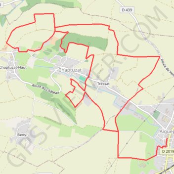 Itinéraire Rando de la Saint-Martin - Aigueperse, distance, dénivelé, altitude, carte, profil, trace GPS