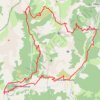 Itinéraire Tour de la Montagne de Chamatte, distance, dénivelé, altitude, carte, profil, trace GPS