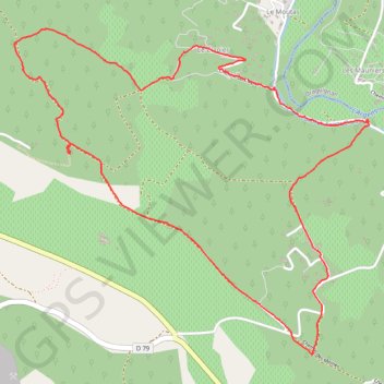 Itinéraire Le Thoronet - Le Clapier - Canal de Sainte-Croix, distance, dénivelé, altitude, carte, profil, trace GPS