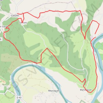Itinéraire Boucle de Gabalès-17689038, distance, dénivelé, altitude, carte, profil, trace GPS