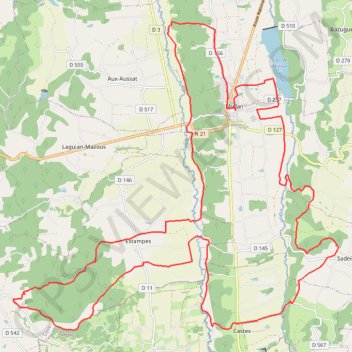 Itinéraire Les Paguères Miélanaises, distance, dénivelé, altitude, carte, profil, trace GPS