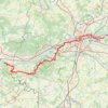 Itinéraire GR3 De Lussault-sur-Loire (Indre-et-Loire) à Souzay-Champigny (Maine-et-Loire), distance, dénivelé, altitude, carte, profil, trace GPS