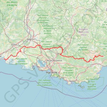 Itinéraire Montauroux La grande Motte Retour, distance, dénivelé, altitude, carte, profil, trace GPS