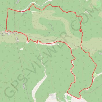 Itinéraire Recaute Fôret des Cèdres, distance, dénivelé, altitude, carte, profil, trace GPS