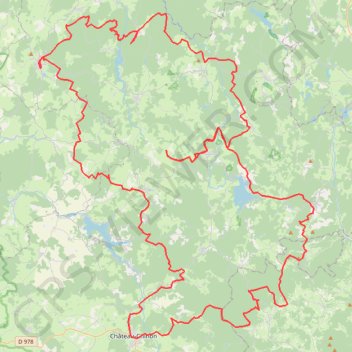 Itinéraire Morvan, distance, dénivelé, altitude, carte, profil, trace GPS
