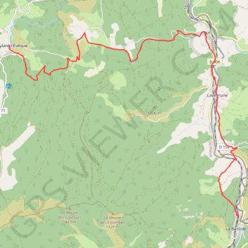 Itinéraire Étape 9 du GR 70, distance, dénivelé, altitude, carte, profil, trace GPS