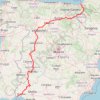 Itinéraire EuroVelo 1 (Spain), distance, dénivelé, altitude, carte, profil, trace GPS