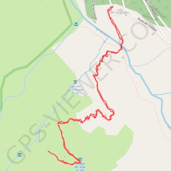 Itinéraire Refuge de l'Alpe du Pin, distance, dénivelé, altitude, carte, profil, trace GPS