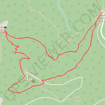 Itinéraire Le Pic de l'Ours - Saint-Raphaël (Agay), distance, dénivelé, altitude, carte, profil, trace GPS