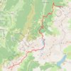 Itinéraire belledonne, distance, dénivelé, altitude, carte, profil, trace GPS