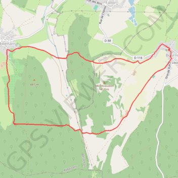 Itinéraire Le chalet de la combe aux chevreuils, distance, dénivelé, altitude, carte, profil, trace GPS