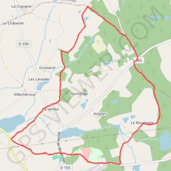 Itinéraire 16-86, distance, dénivelé, altitude, carte, profil, trace GPS