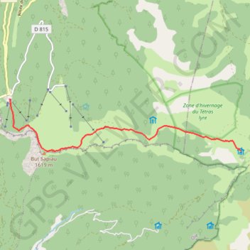 Itinéraire Les Hauts Plateaux du Vercors en âne - Étape 3, distance, dénivelé, altitude, carte, profil, trace GPS