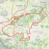 Itinéraire Chasse - Chuzelles - Villette, distance, dénivelé, altitude, carte, profil, trace GPS