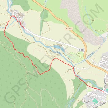 Itinéraire Serre Chevalier 2024 J5b, distance, dénivelé, altitude, carte, profil, trace GPS