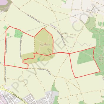 Itinéraire Les coteaux de Cournon, distance, dénivelé, altitude, carte, profil, trace GPS
