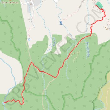 Itinéraire Hell-Bourg - Source Manouilh, distance, dénivelé, altitude, carte, profil, trace GPS