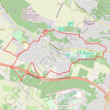 Itinéraire Activity, distance, dénivelé, altitude, carte, profil, trace GPS
