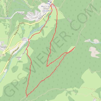 Itinéraire Crete de la Ferriere depuis le Col de l Arzelier (Vercors), distance, dénivelé, altitude, carte, profil, trace GPS