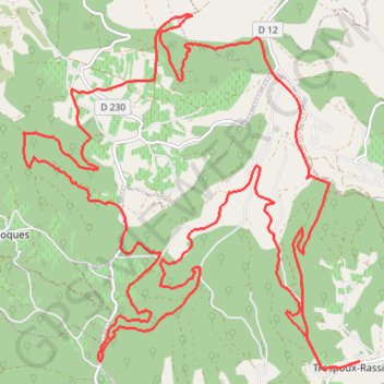 Itinéraire TRESPOUX-35KM-1100D+, distance, dénivelé, altitude, carte, profil, trace GPS