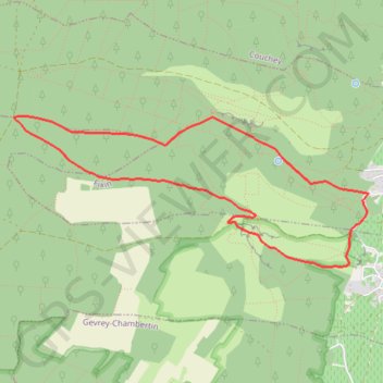 Itinéraire FIXIN - Parc NOISOT - LES arches, distance, dénivelé, altitude, carte, profil, trace GPS
